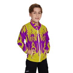 Yellow And Purple In Harmony Kids  Windbreaker