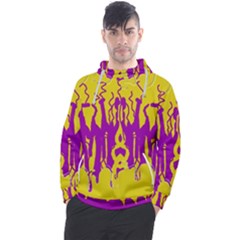 Yellow And Purple In Harmony Men s Pullover Hoodie