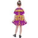 Yellow And Purple In Harmony Kids  Sailor Dress View2