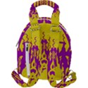 Yellow And Purple In Harmony Travel Backpack View2