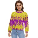 Yellow And Purple In Harmony Women s Long Sleeve Raglan T-Shirt View1