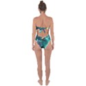 Mountain Wolf Tree Nature Moon Tie Back One Piece Swimsuit View2