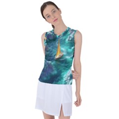 Lion King Of The Jungle Nature Women s Sleeveless Sports Top by Cemarart