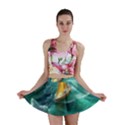 Double Exposure Flower Mini Skirt View1