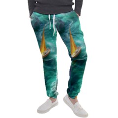 Mountains Sunset Landscape Nature Men s Jogger Sweatpants by Cemarart