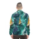 Mountains Sunset Landscape Nature Men s Windbreaker View2