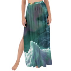 Mountains Sunset Landscape Nature Maxi Chiffon Tie-up Sarong by Cemarart