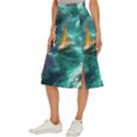 Double Exposure Flower Midi Panel Skirt View2