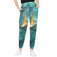 Mountains Sunset Landscape Nature Women s Tapered Pants by Cemarart