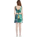 Valley Night Mountains Velour Cutout Dress View2