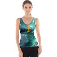 Dolphin Sea Ocean Women s Basic Tank Top by Cemarart