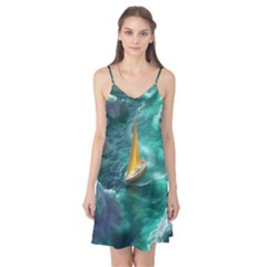 Dolphin Sea Ocean Camis Nightgown  by Cemarart