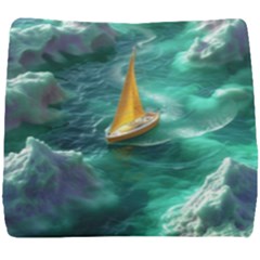 Dolphin Swimming Sea Ocean Seat Cushion by Cemarart