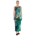 Dolphin Sea Ocean Fitted Maxi Dress View2