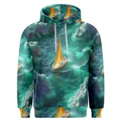 Dolphin Sea Ocean Men s Overhead Hoodie by Cemarart