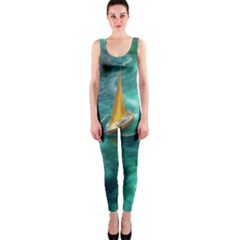 Dolphins Sea Ocean One Piece Catsuit by Cemarart