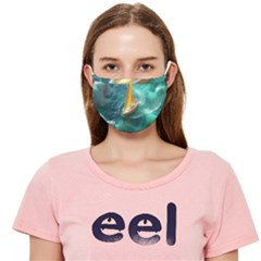 Dolphin Swimming Sea Ocean Cloth Face Mask (adult) by Cemarart