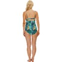 Dolphin Sea Ocean Knot Front One-Piece Swimsuit View4