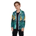 Moon Moonlit Forest Fantasy Midnight Kids  Windbreaker View2