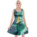 Moon Moonlit Forest Fantasy Midnight Reversible Velvet Sleeveless Dress View1