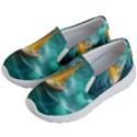 Moon Moonlit Forest Fantasy Midnight Kids Lightweight Slip Ons View2