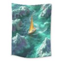 Dolphins Sea Ocean Water Medium Tapestry View1