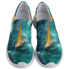 Dolphins Sea Ocean Water Women s Lightweight Slip Ons by Cemarart