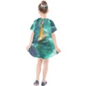 Dolphins Sea Ocean Water Kids  Smock Dress View2