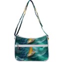 Dolphins Sea Ocean Water Zip Up Shoulder Bag View3