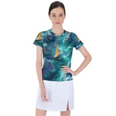 Dolphins Sea Ocean Water Women s Sports Top by Cemarart