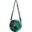 Dolphins Sea Ocean Water Crossbody Circle Bag View1