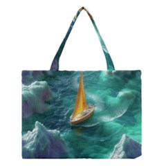 Countryside Landscape Nature Medium Tote Bag by Cemarart