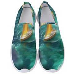 Countryside Landscape Nature Men s Slip On Sneakers by Cemarart