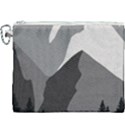 Mountain Wolf Tree Nature Moon Canvas Cosmetic Bag (XXXL) View1