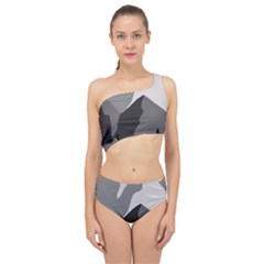 Mountain Wolf Tree Nature Moon Spliced Up Two Piece Swimsuit by Cemarart