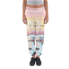 Mountain Birds River Sunset Nature Women s Jogger Sweatpants by Cemarart