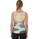 Mountain Birds River Sunset Nature Velvet Tank Top View2