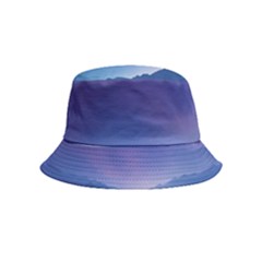 Valley Night Mountains Inside Out Bucket Hat (kids) by Cemarart