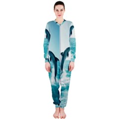 Dolphin Sea Ocean Onepiece Jumpsuit (ladies)