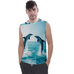 Dolphin Sea Ocean Men s Regular Tank Top by Cemarart