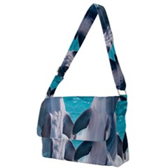 Dolphins Sea Ocean Full Print Messenger Bag (s) by Cemarart