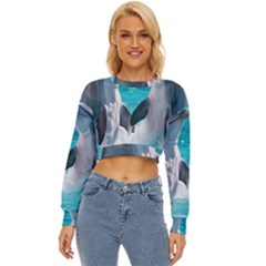 Dolphins Sea Ocean Lightweight Long Sleeve Sweatshirt by Cemarart