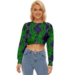 Authentic Aboriginal Art - After The Rain Lightweight Long Sleeve Sweatshirt by hogartharts