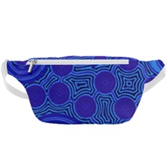 Authentic Aboriginal Art - Rivers Around Us Waist Bag  by hogartharts