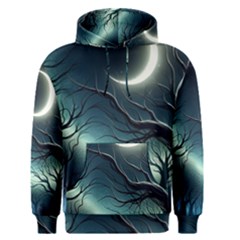 Moon Moonlit Forest Fantasy Midnight Men s Core Hoodie by Cemarart