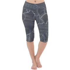 Authentic Aboriginal Art - Farm Lands 4 Lightweight Velour Cropped Yoga Leggings by hogartharts