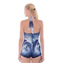 Dolphins Sea Ocean Water Boyleg Halter Swimsuit  View2