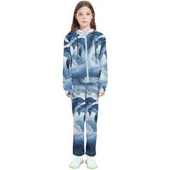 Dolphins Sea Ocean Water Kids  Tracksuit