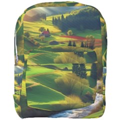 Countryside Landscape Nature Full Print Backpack by Cemarart