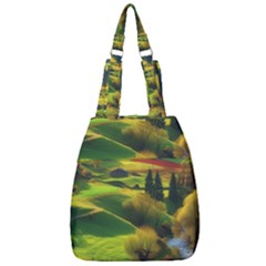 Countryside Landscape Nature Center Zip Backpack by Cemarart